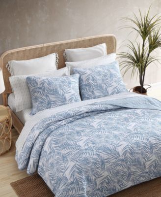 CLOSEOUT! Palmday Cotton Reversible 2 Piece Quilt Set, Twin