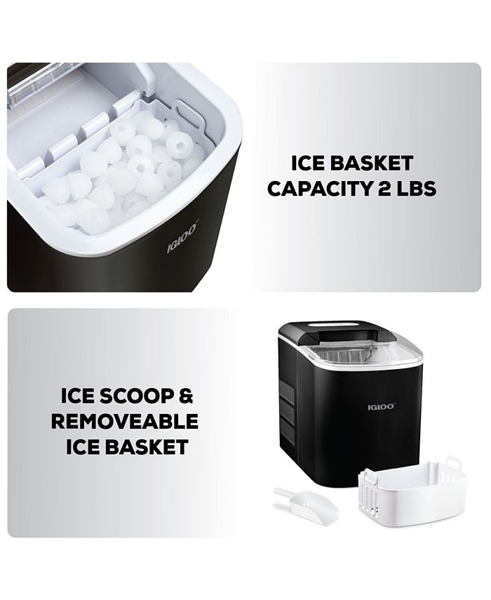 Igloo 26 lbs Automatic Portable Countertop Ice Maker Machine Macy's
