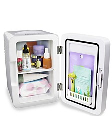 Glass Mirror Door Cosmetic Personal Refrigerator