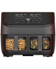 Vortex Plus XL 8-quart Dual Basket Air Fryer Oven, 2 Independent Frying Baskets, ClearCook Windows, Digital Touchscreen, Dishwasher-Safe Baskets, Includes Free App with over 1900 Recipes