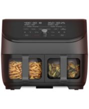 HOMCOM Air Fryers 4Qt 4 in 1 Hot Oven with Air Fry Roast Broil Crisp Bake  Function Digital Touchscreen 60 Min Timer 8 Preset and Nonstick Basket BPA  Free