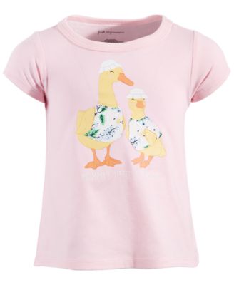 First Impressions - Baby Girls Mama Duck-Graphic Shirt
