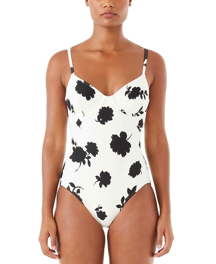 kate spade new york Printed Underwire One-Piece Swimsuit & Reviews -  Swimsuits & Cover-Ups - Women - Macy's