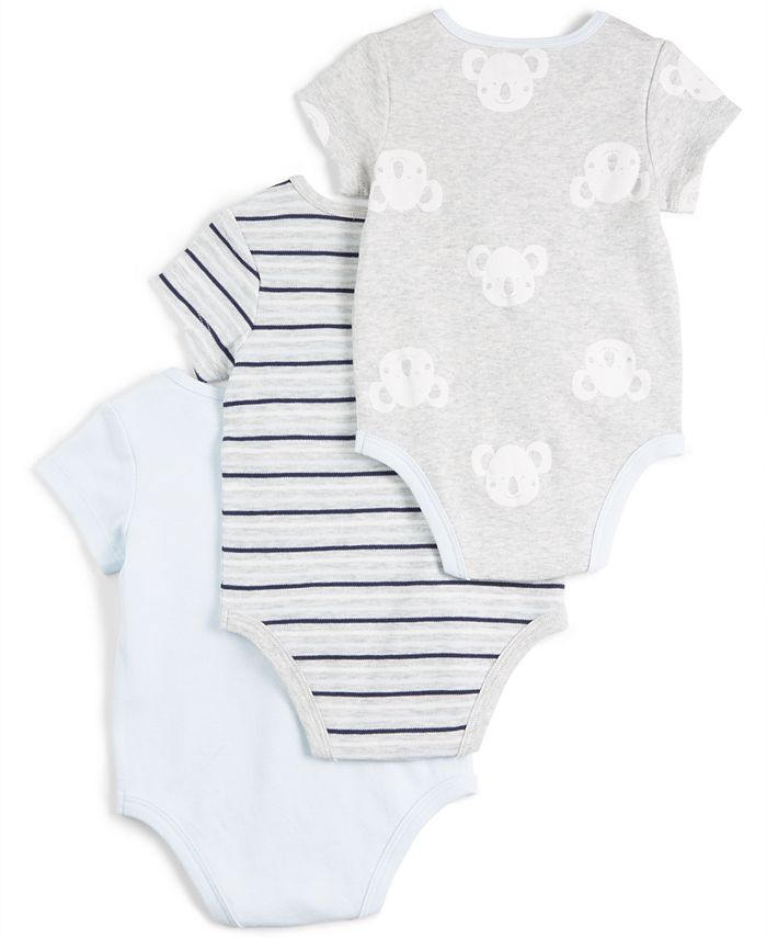 First Impressions Baby Boys Koala Bodysuit, Pack of 3, Created for Macy