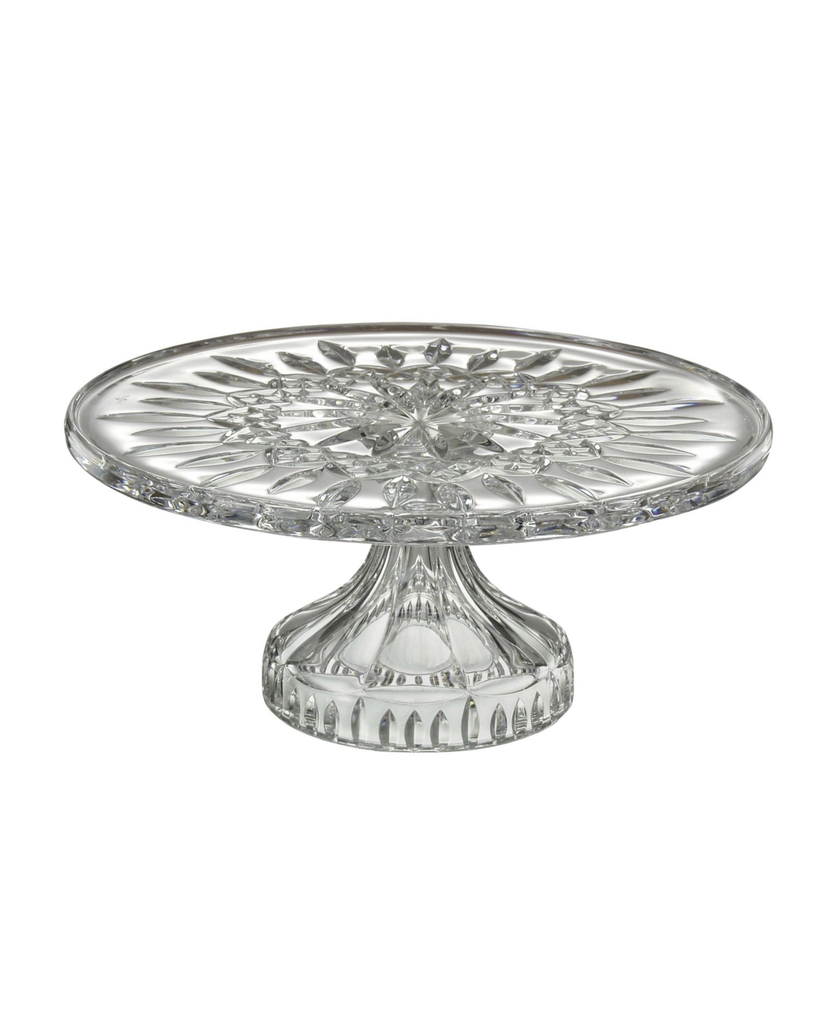 Waterford Lismore 11" Cake Plate Footed In Clear