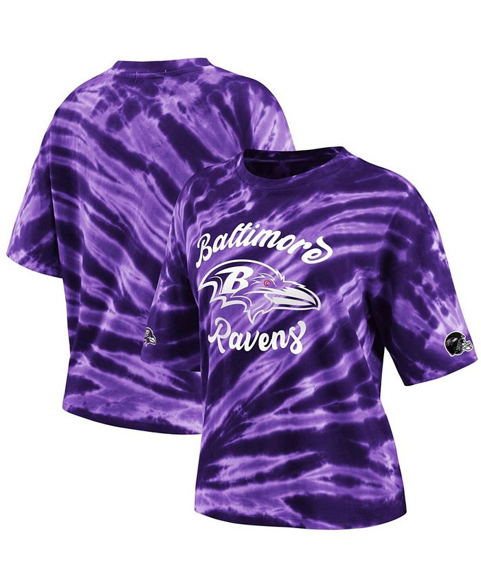 WEAR by Erin Andrews Women's Purple Baltimore Ravens Tie-Dye T-shirt -  Macy's