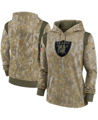 Nike Men's Oakland Raiders Salute To Service Therma Hoodie - Macy's