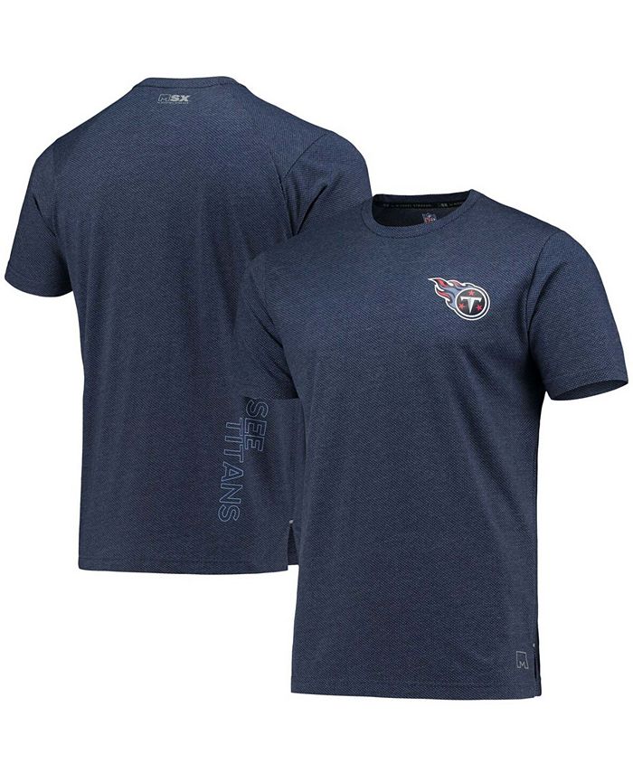 Msx By Michael Strahan Mens Navy Tennessee Titans Motivation Performance T Shirt Macys 