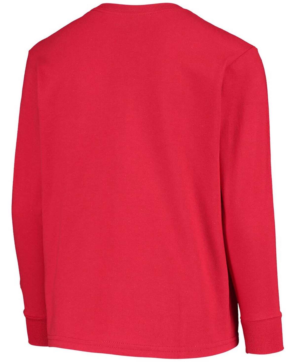 Big Boys and GirlsWisconsin Badgers Basketball Long Sleeve T-shirt - Red