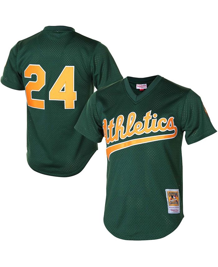 Mitchell & Ness Men's Rickey Henderson Oakland Athletics Authentic Mesh  Batting Practice V-Neck Jersey - Macy's