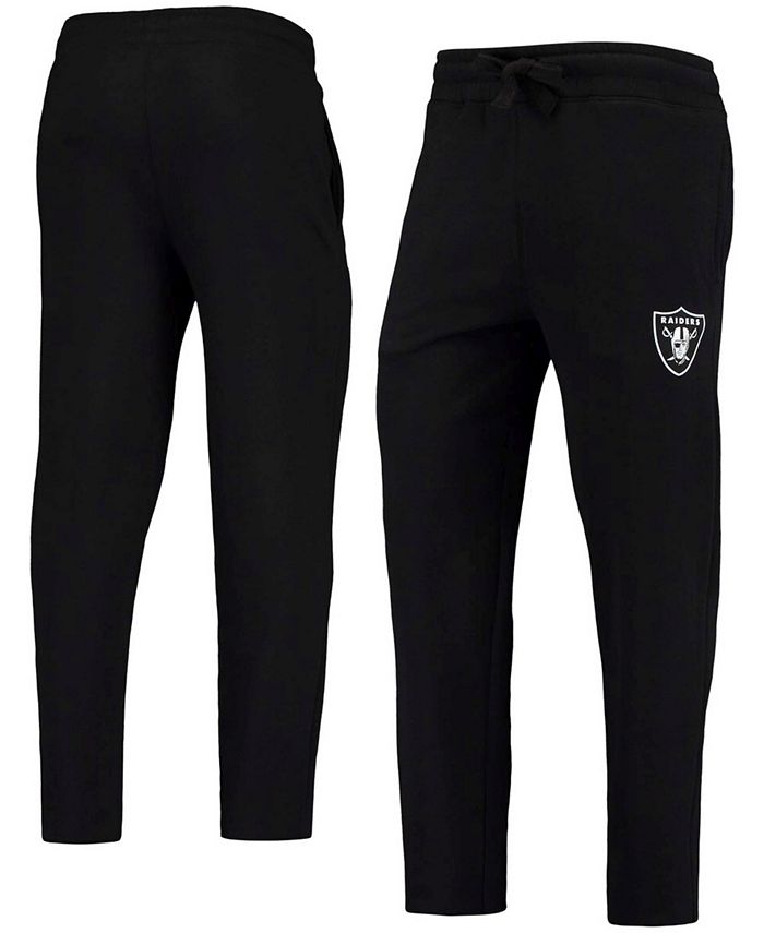 Men's Black Las Vegas Raiders Starter Option Run Sweatpants Size: Medium