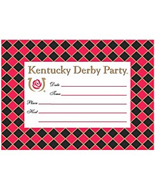 Multi Kentucky Derby 8-Pack Party Invitations with Envelopes