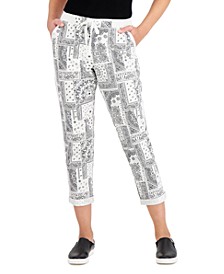 Printed Cuffed Pants, Created for Macy's
