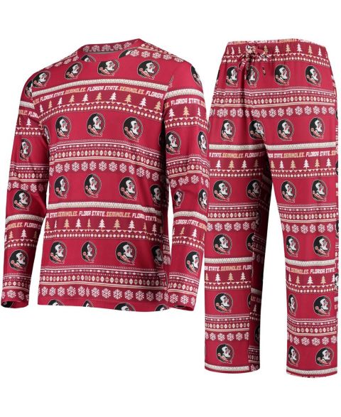 Мужская пижама Concepts Sport Florida State Seminoles Ugly Sweater, Garnet