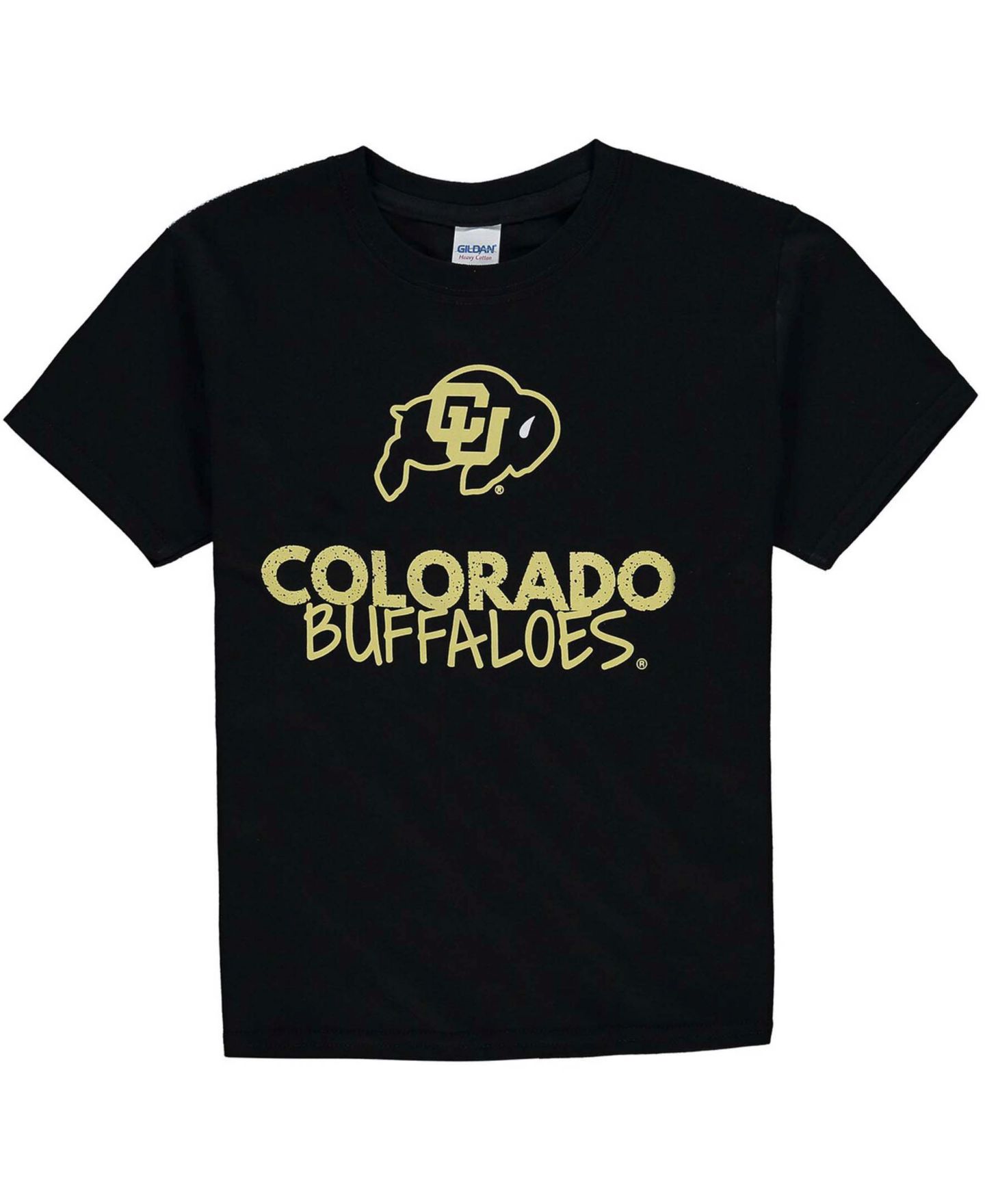 Детская футболка Two Feet Ahead Black Colorado Buffaloes Crew Neck — фото 1