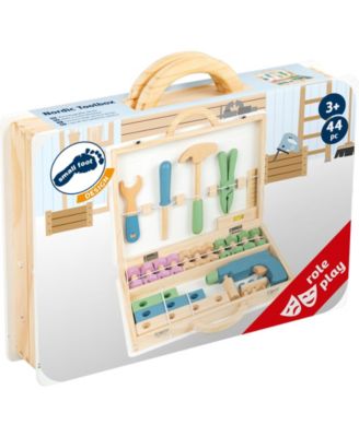 Small Foot Wooden Toys Premium Nordic Toolbox Playset
