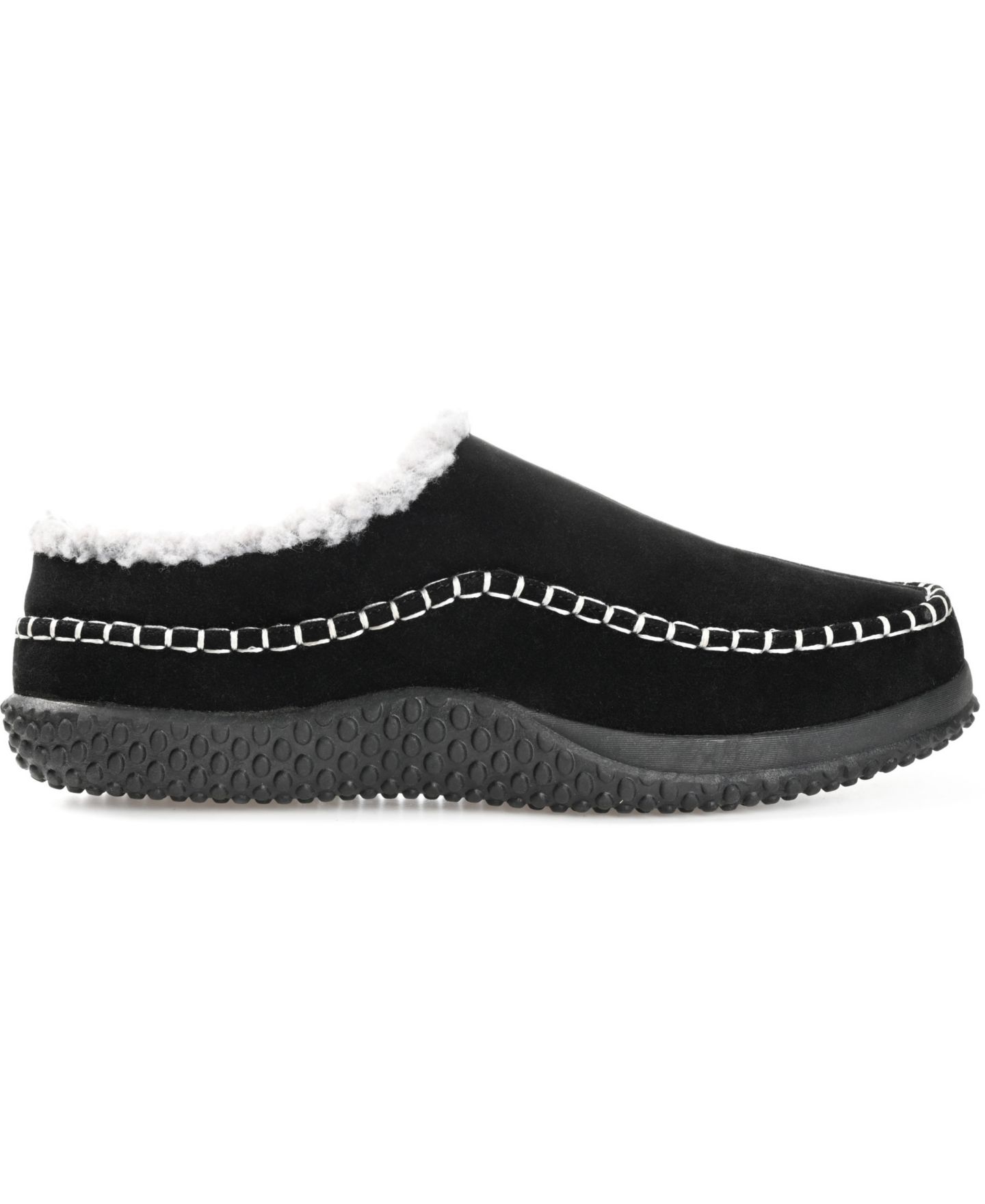 Мужские сабо Vance Co. Godwin Moccasin Clog Slippers, цвет: Чёрный — фото 2