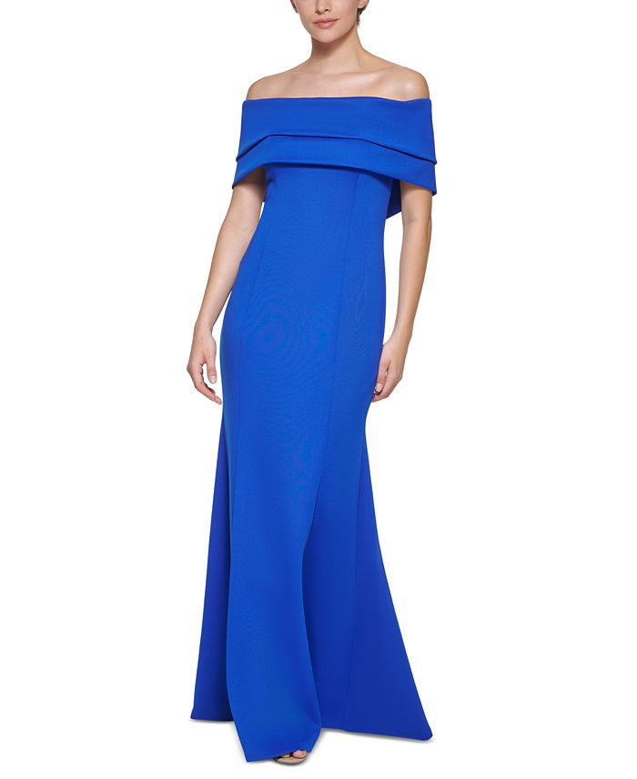 Vince Camuto Off-The-Shoulder Gown - Macy's