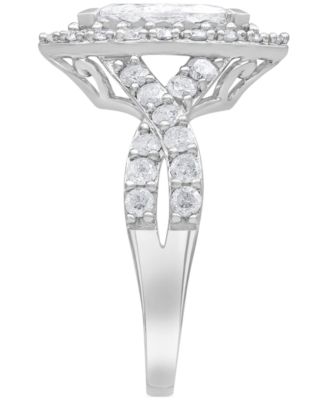 Diamond Marquise Bridal Set (2 ct. t.w.) in 14k White Gold