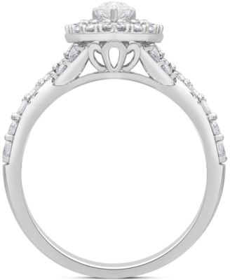 Diamond Pear Bridal Set (2 ct. t.w.) in 14k White Gold