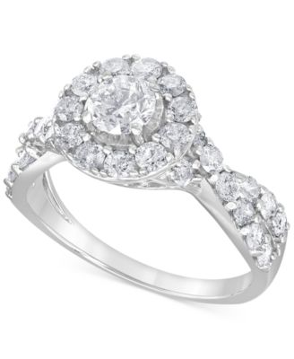 Diamond Bridal Set (2 ct. t.w.) in 14k White Gold