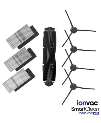 Tzumi - ionvac SmartClean V2 RoboVac Brush and Filter Replacement Kit, Six-Month Supply