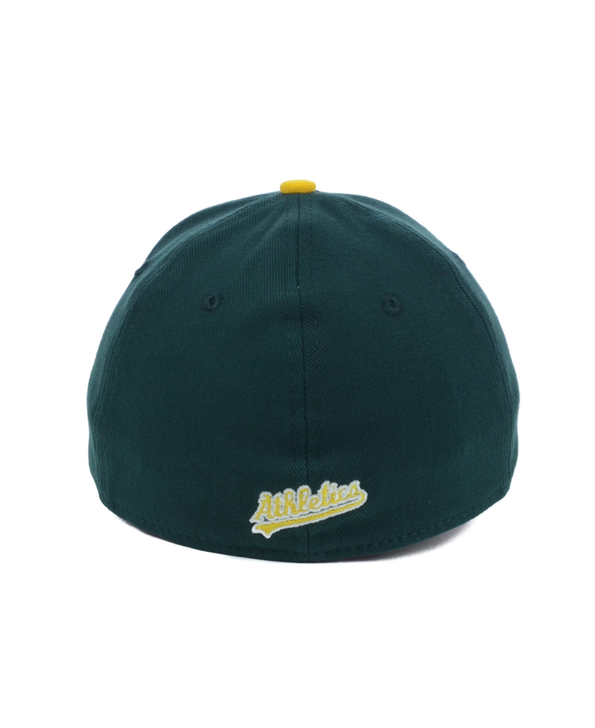 Shop New Era Oakland Athletics Mlb Team Classic 39thirty Stretch-fitted Cap In Green,yellow
