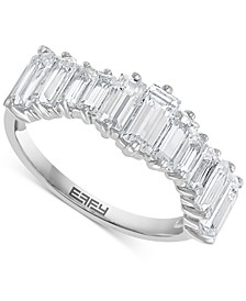 EFFY® White Topaz Emerald-Cut Ring (2-7/8 ct. t.w.) in Sterling Silver