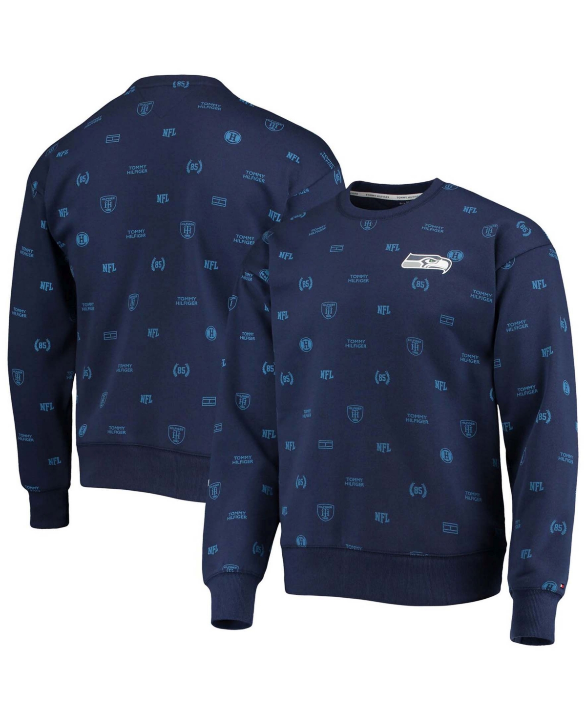 Men's CollegeSeattle Seahawks Reid Graphic Pullover Sweatshirt - Navy