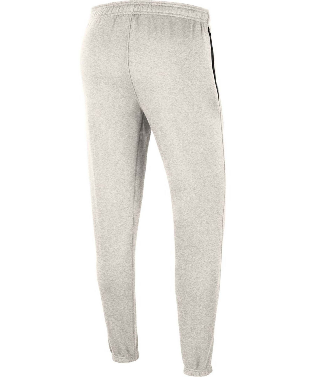 Nike Men's Oatmeal Los Angeles Lakers 75th Anniversary Courtside Fleece Pants In Ash,red