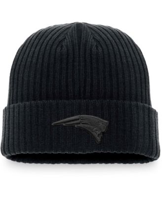 Fanatics Men's Black New England Patriots Tonal Cuffed Knit Hat