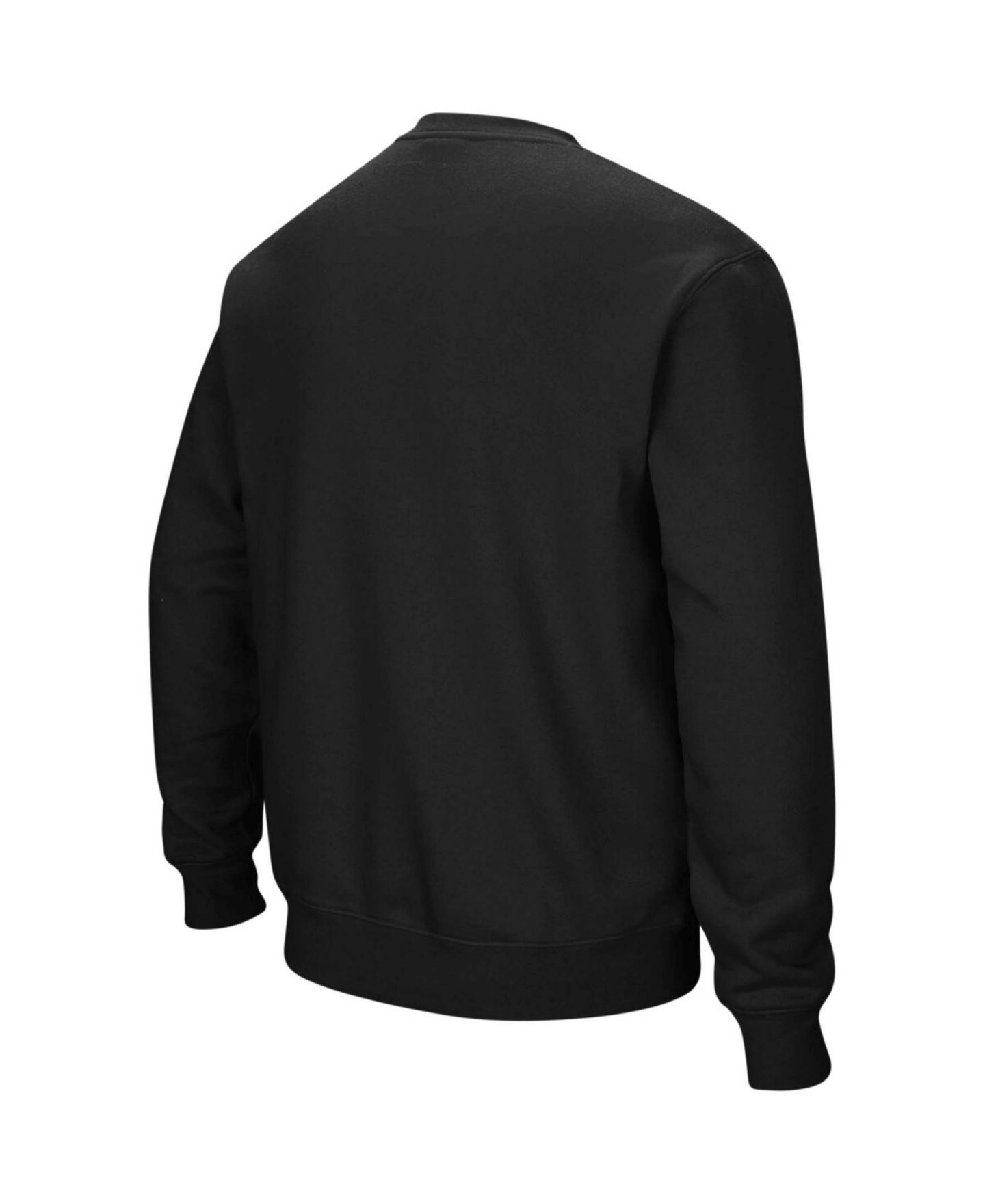 Мужская толстовка Colosseum Rutgers Scarlet Knights Arch and Logo Crew Neck, цвет: Чёрный — фото 3