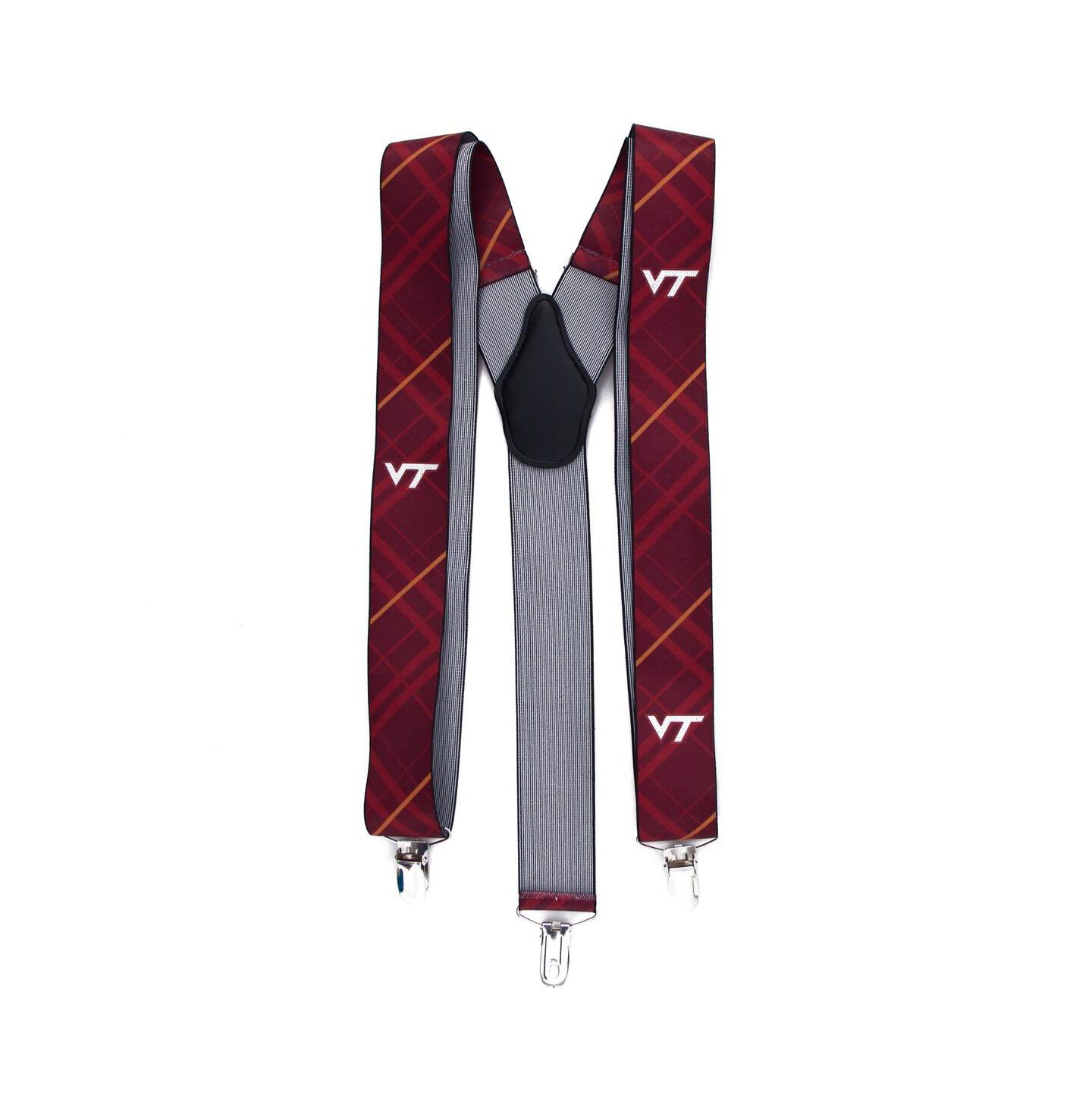 Мужские подтяжки Eagles Wings Maroon Virginia Tech Hokies Suspenders — фото 1