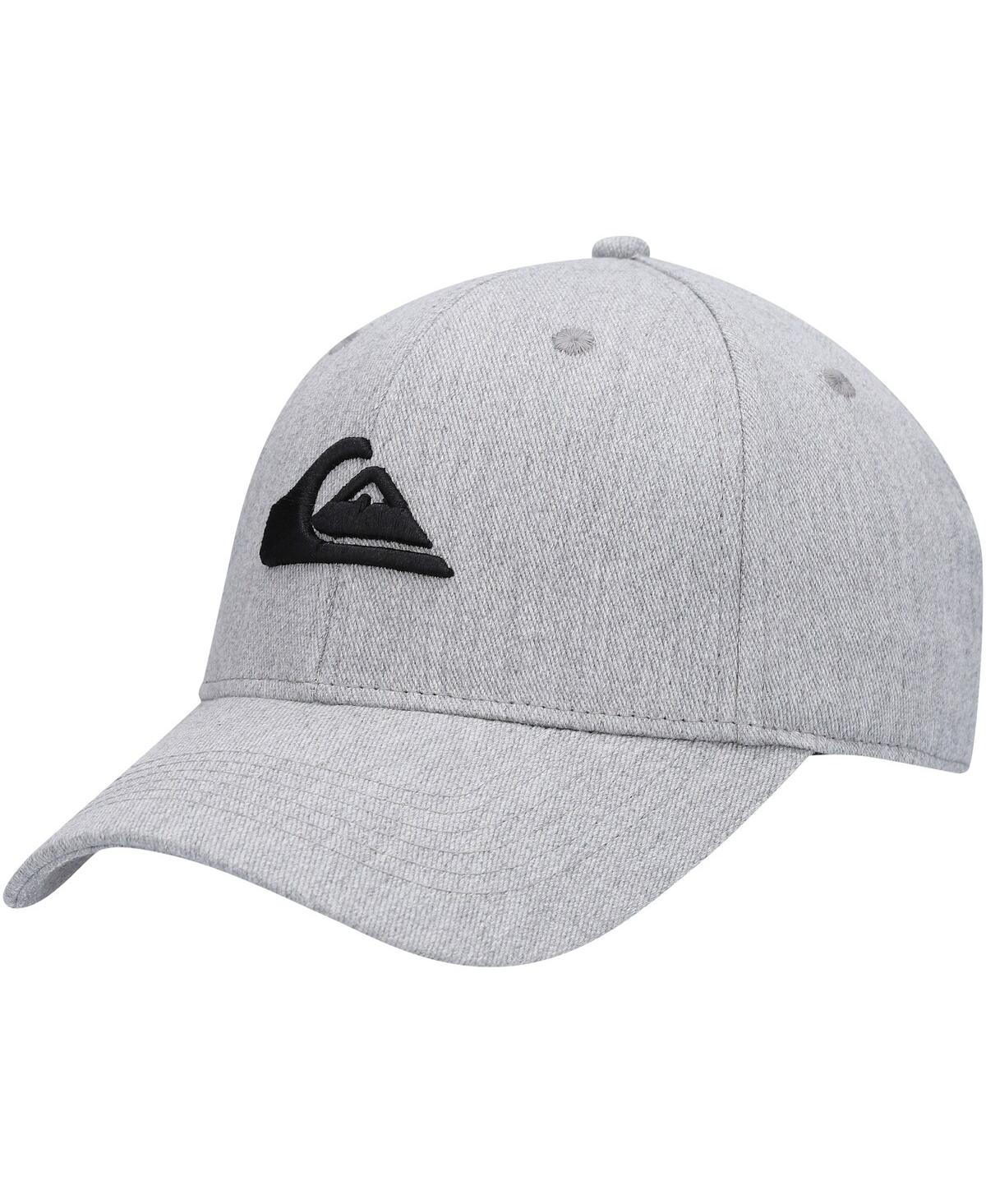Gray - Smart Gray Hat Heather | Heathered Men\'s Closet Quiksilver Decades Snapback
