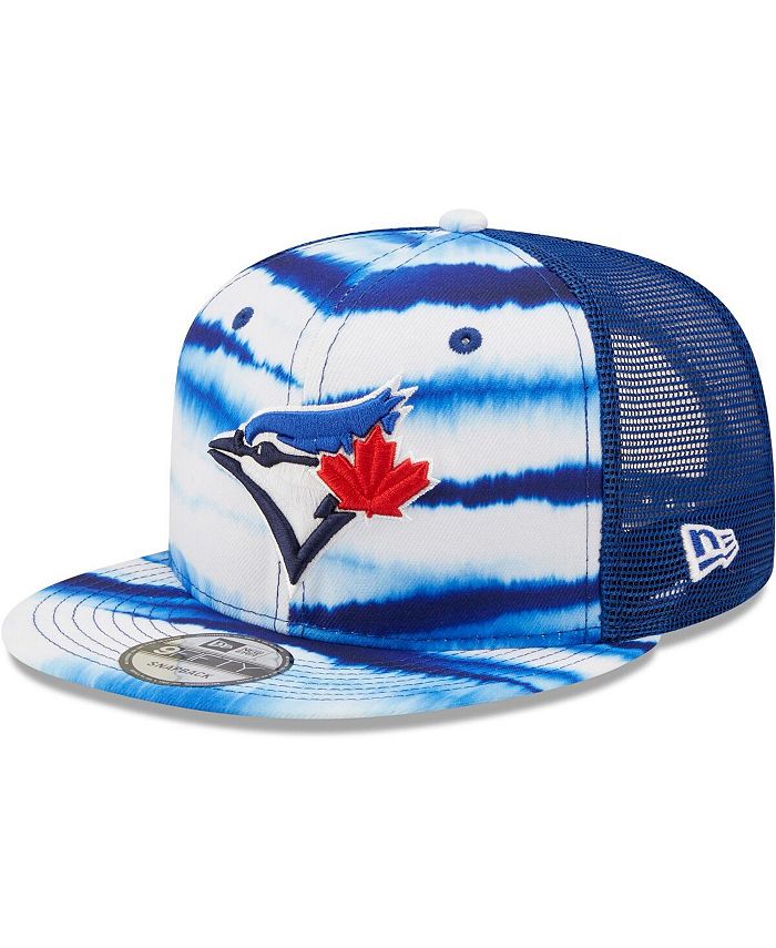 New Era Men's White, Royal Toronto Blue Jays Tie-Dye Wave Trucker 9FIFTY Snapback  Hat - Macy's