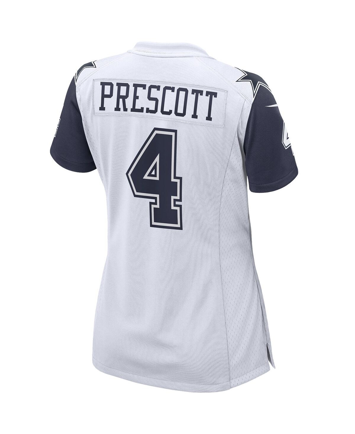 Women's Dak PrescottDallas Cowboys Alternate Game Jersey - White