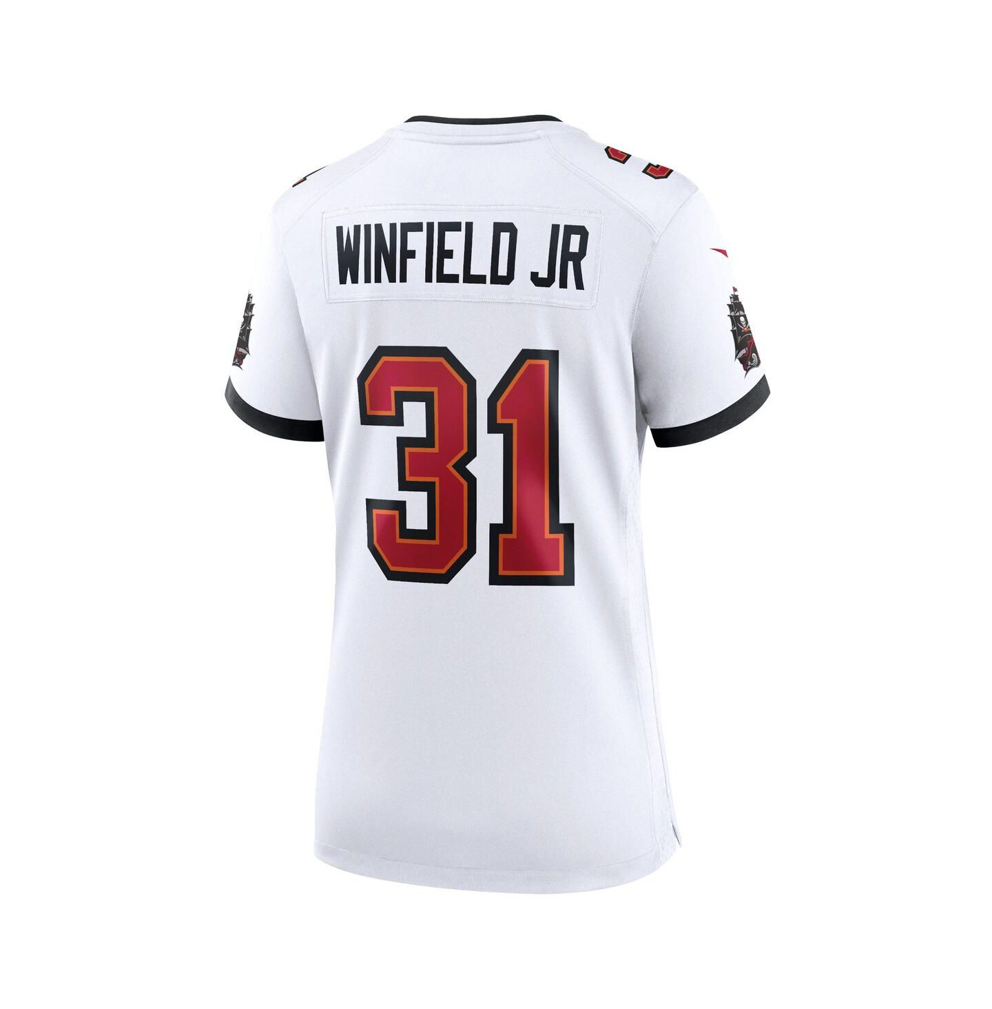 Женский топ Nike Antoine Winfield Jr. Pewter Tampa Bay Buccaneers Game Jersey, цвет: Белый — фото 3