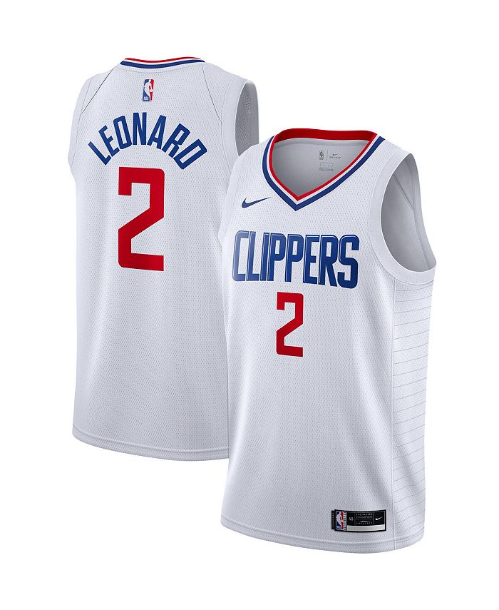 Nike Men's Kawhi Leonard White LA Clippers 2020/21 Swingman Jersey -  Association Edition - Macy's