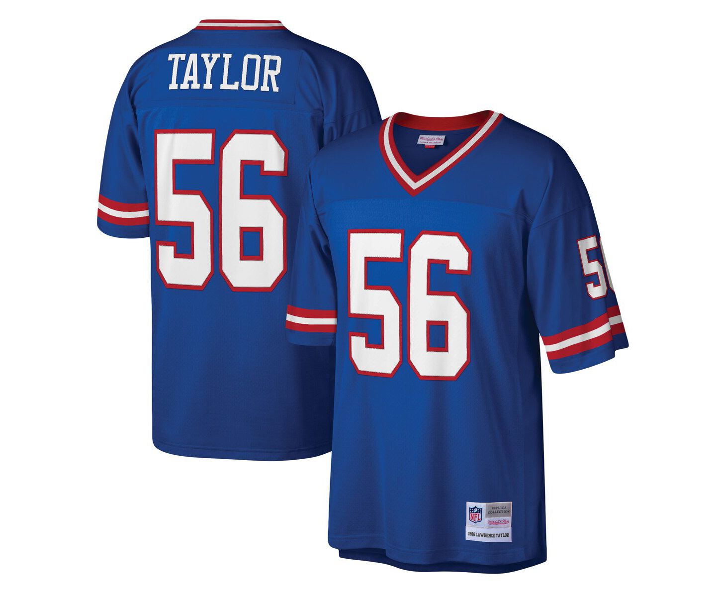 Мужское джерси-реплика Mitchell & Ness Lawrence Taylor New York Giants Legacy, Royal — фото 2