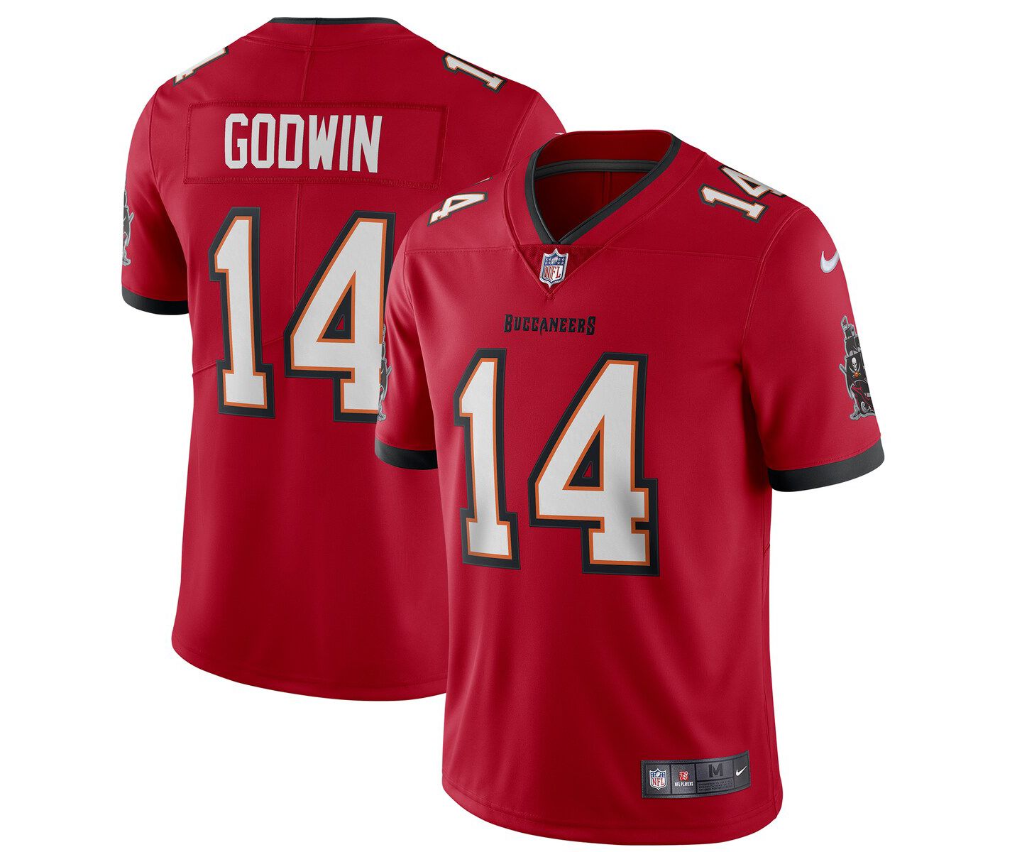 Мужской топ Nike Tampa Bay Buccaneers Vapor Limited Jersey - Chris Godwin — фото 1