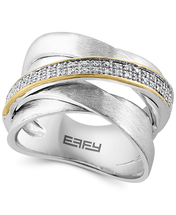 EFFY Collection EFFY Diamond Crossover Ring 1 6 ct. t.w. in
