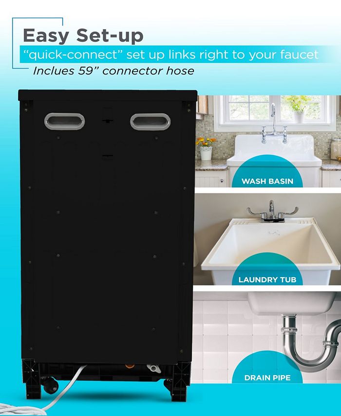Black & Decker 18" Portable Dishwasher Macy