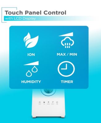 1.45 Gallon Cool Mist Ultrasonic Console Humidifier 600 Sq. Ft. with Remote Control