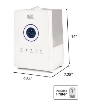 1.45 Gallon Cool Mist Ultrasonic Console Humidifier 600 Sq. Ft. with Remote Control