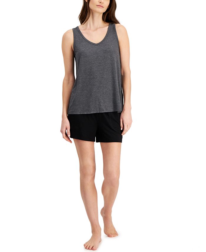 Alfani Solid Essential Sleep Tank Top, Created for Macy's & Reviews