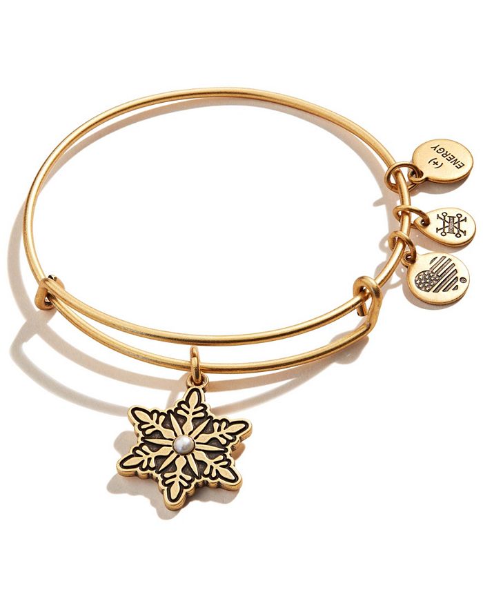 Alex and Ani Imitation Pearl Infusion Snowflake Bracelet Macy s