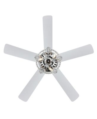 Kristie 3-Light Modern Glam Drum LED Ceiling Fan with Remote