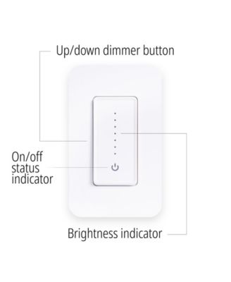 Smart Lighting Touch or Slide Dimmer Switch - Wi-Fi Remote App Control