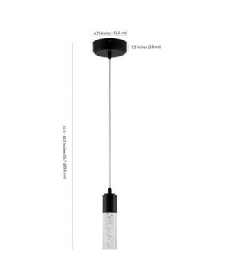Bolha 1-Light Bubble Modern Minimalist Integrated LED Pendant