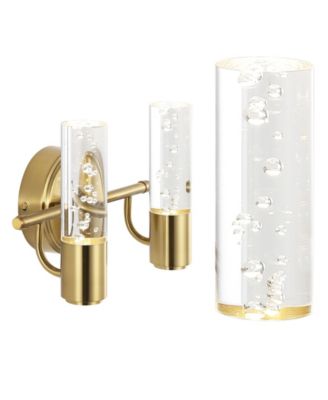 Bolha 2-Light Minimalist Modern Bubble Integrated LED Vanity Light